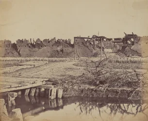 Exterieur van Noord Fort met de Engelse Ingang, 21 augustus 1860