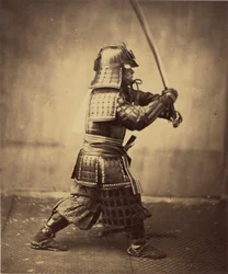 Japanse Krijger in Harnas, 1865-7