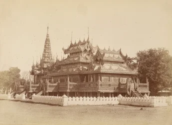 School van Koning Thibaw Min Nu Gebruikt als Kerk