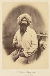 Luitenant-kolonel Braysyer. [14e Sikhs