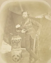 Portret van kolonel Henry Hope Crealock, adjunct-assistent, adjudant-generaal