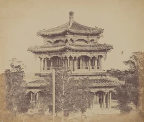 Het Grote Keizerlijke Paleis Yuen Min Yuen, Peking, voor de brand, 18 oktober 1860