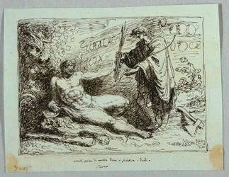 Hercules Voegt Boog en Pijl toe aan Philactetes