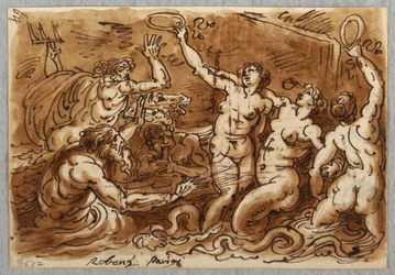 Studie van de landing van Maria de