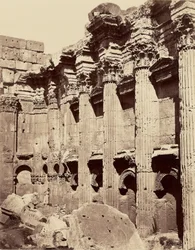 Interieur van de Tempel van Jupiter - Baalbek