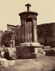 Lantaarn van Diogenes. Choregisch monument van Lysicrates - Athene
