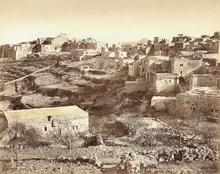 Panoramisch uitzicht op Bethlehem, Israël