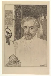 Portret van Edmond de Goncourt