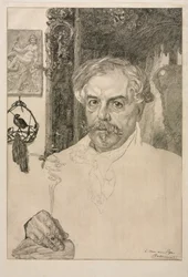 Portret van Edmond de Goncourt, 1882