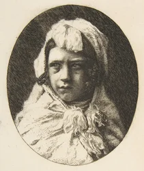 Portret van Henri Houssaye, als kind