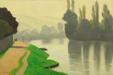Ochtendnevel in Andelys. 1917