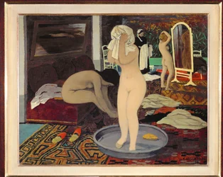 "Femmes a leur toilette (olieverf op karton)