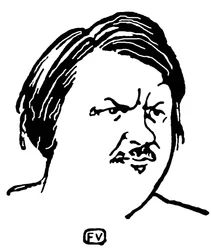 Portret van Honoré de Balzac (1799-1850)