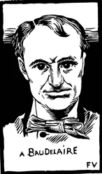 Portret van Charles Baudelaire (1821-1867)