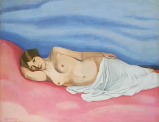 Liggend vrouwelijk naakt, 1913