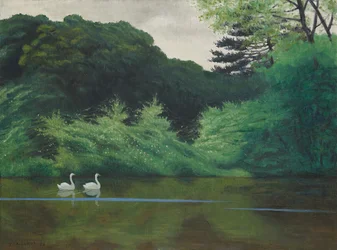 Het eiland van het Saint-James meer, 1922