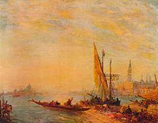 Ingang van het Grote Kanaal, Venetië, c1875