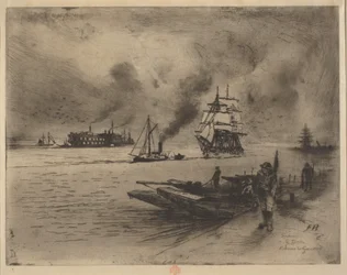 Omgeving van Gravesend, 1883
