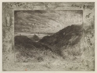 De klif: Baai van Saint-Malo