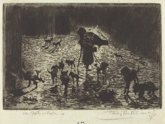 Les Noctambules De nachtelijke zwervers
