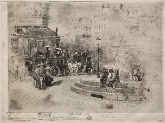 Place Pigalle in 1878, 1878