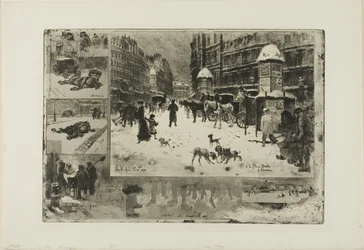 Winter in Parijs