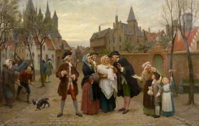 Een doop in Vlaanderen in de 18e eeuw