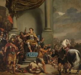 Consul Titus Manlius Torquatus beveelt de onthoofding van zijn zoon