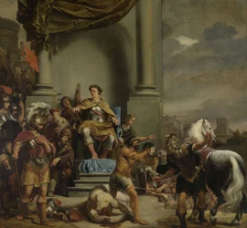 Consul Titus Manlius Torquatus beveelt de onthoofding van zijn zoon, 1662-1664