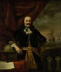Michiel de Ruyter als Luitenant-Admiraal