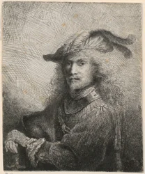 Portret van een officier (mogelijk een zelfportret van de kunstenaar?)