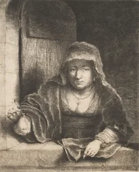 Vrouw met een Peer