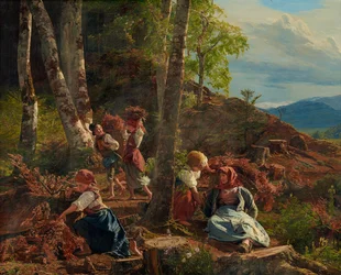 Takkenverzamelaar in Wienerwald