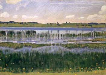 Meer Burgäschi bij Langenthal, ca 1901
