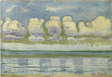 Meer van Genève met de Zwitserse Jura, 1909
