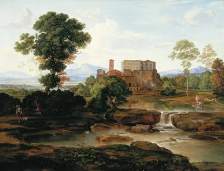 Ideaal Italiaans landschap.