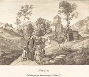 Woensdag - Voetpad op de Mönchsberge bij Salzburg