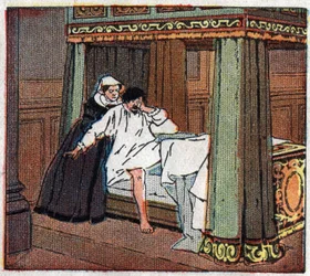 Geschiedenis van Frankrijk: Het berouw van de koning van Frankrijk Karel IX (1550-1574) voor het uitspreken van het bevel tot de slachting van Saint Barthelemy