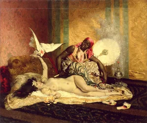 Odalisque (La Sultane), midden jaren 1870