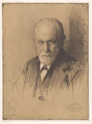 Portret van Sigmund Freud