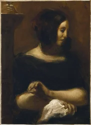Portret van George Sand, na 1838
