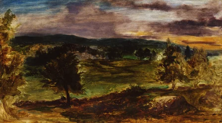 Landschap bij Champrosay, c.1849
