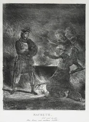Macbeth Raadpleegt de Heksen, 1825