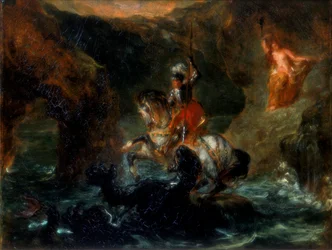 St. Joris vecht tegen de Draak of Perseus bevrijdt Andromeda, 1847