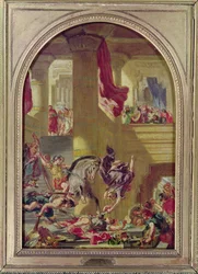 De Verdrijving van Heliodorus uit de Tempel, c.1857