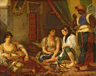 De Vrouwen van Algiers in hun Appartement