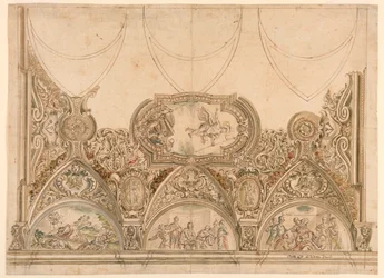 Ontwerp voor de Decoratie van het Plafond van een Kapel