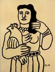 De vrouw met de vogel