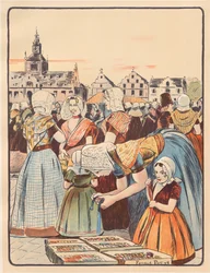 Een Markt in Zeeland, 1898