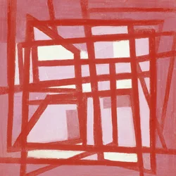 Abstract rood raster